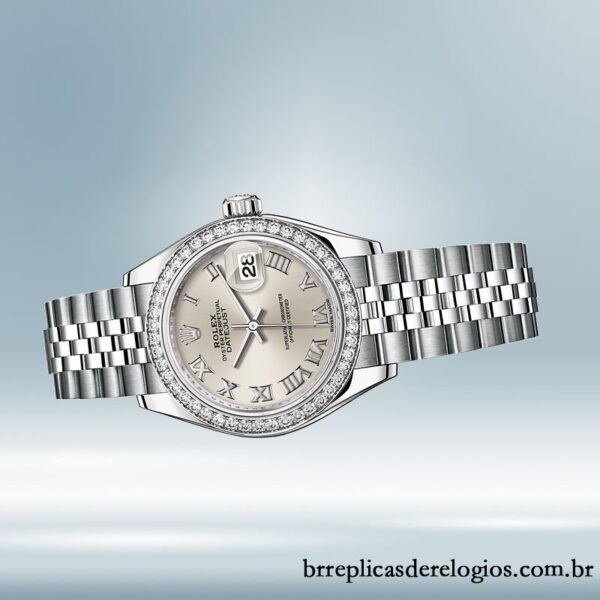 Rolex Datejust Senhoras m279384rbr-0009 28mm Tom prata - Image 3