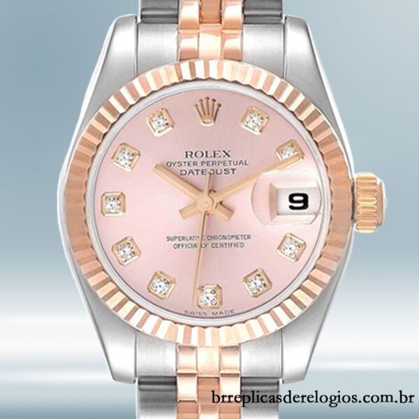 Rolex Datejust 279171 Senhoras 28mm Tom prata