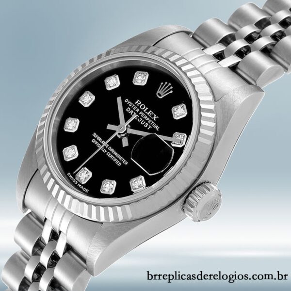 Rolex Datejust 279174 Senhoras 28mm Automático mostrador preto - Imagem 4