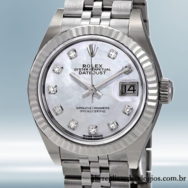 Rolex Datejust Senhoras m279174-0009 28mm Pulseira do Jubileu