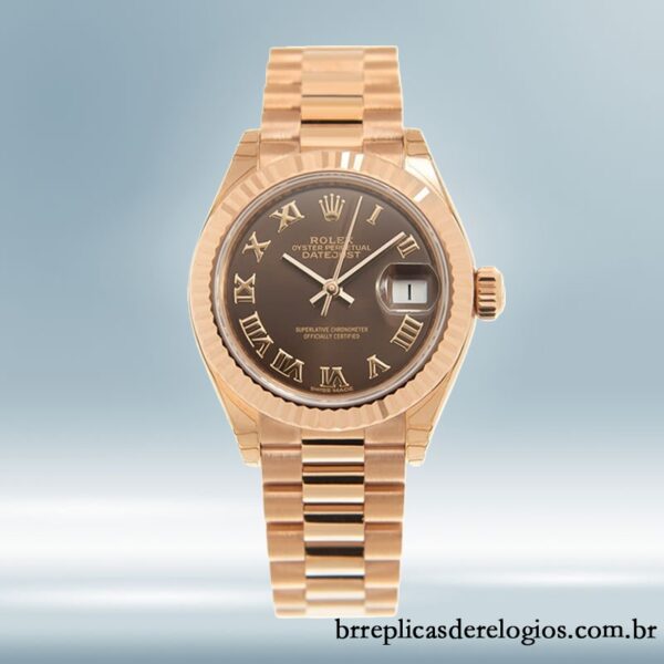 Rolex Datejust 28mm Senhoras m279175-0014 Pulseira Presidente/Pulseira Jubileu - Image 2