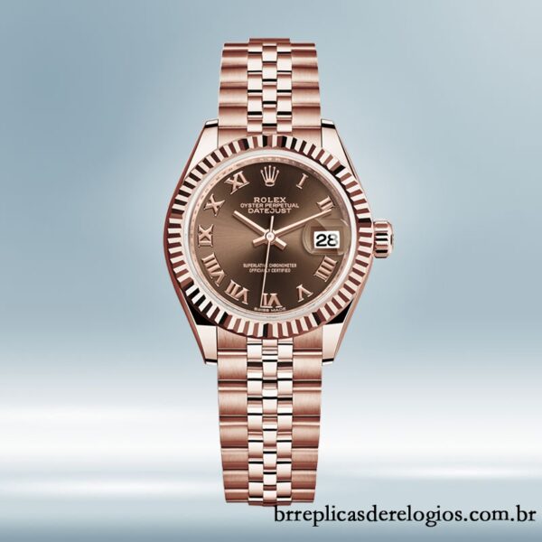 Rolex Datejust 28mm Senhoras m279175-0014 Pulseira Presidente/Pulseira Jubileu - Image 5