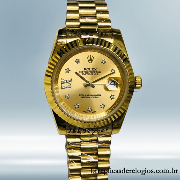 Rolex Datejust 28mm Senhoras m279178-0014 pulseira do presidente Tom de ouro - Image 4
