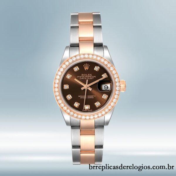 Rolex Datejust 28mm Senhoras m279381rbr-0012 Automático Mostrador Chocolate - Image 2