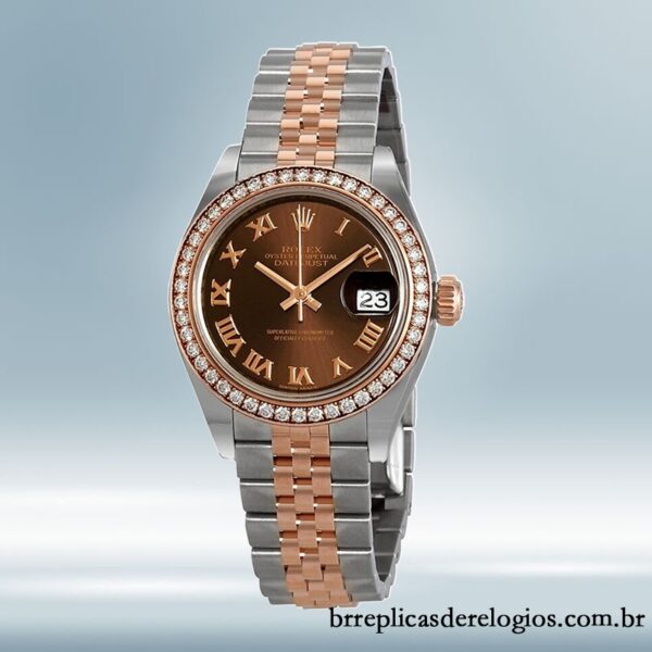 Rolex Datejust 28mm m279381rbr-0009 Senhoras Tom prata - Imagem 2