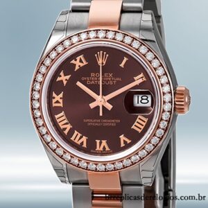 Rolex Datejust Senhoras 28mm m279381rbr-0010 pulseira de ostra Mostrador Chocolate