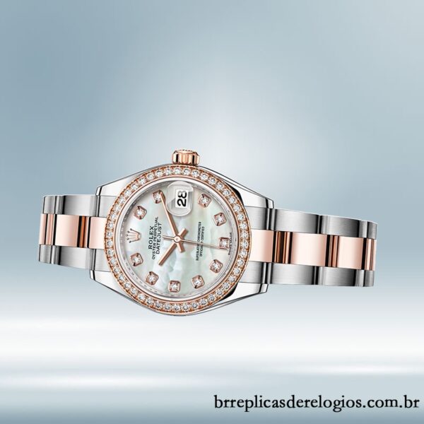 Rolex Datejust Senhoras m279381rbr-0014 28mm Tom prata Automático - Imagem 3