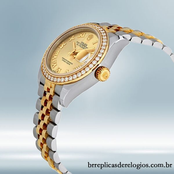Rolex Datejust 28mm m279383rbr-0009 Senhoras mostrador champanhe - Imagem 3