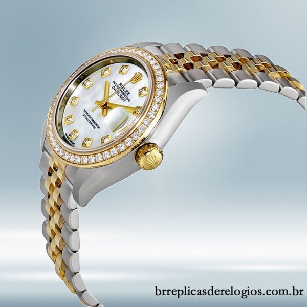 Rolex Datejust Senhoras m279383rbr-0019 28mm Automático Pulseira do Jubileu - Imagem 3