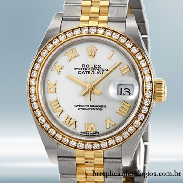 Rolex Datejust Senhoras m279383rbr-0023 28mm Pulseira do Jubileu