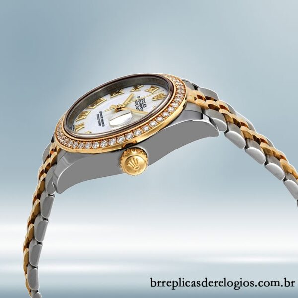 Rolex Datejust Senhoras m279383rbr-0023 28mm Pulseira do Jubileu - Imagem 3
