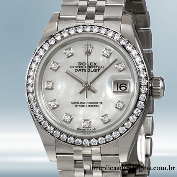 Rolex Datejust 28mm Senhoras m279384rbr-0011 Pulseira do Jubileu Automático