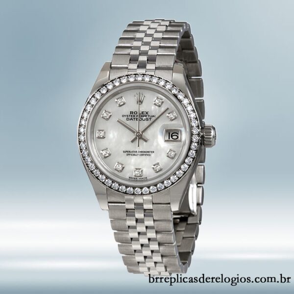 Rolex Datejust 28mm Senhoras m279384rbr-0011 Pulseira do Jubileu Automático - Image 2