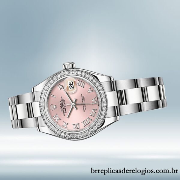 Rolex Datejust Senhoras 28mm m279384rbr-0006 Tom prata - Imagem 3
