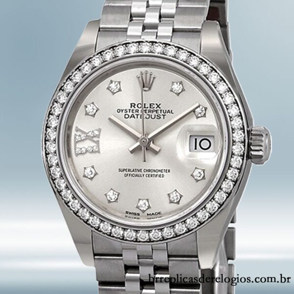 Rolex Datejust 28mm m279384rbr-0021 Senhoras Pulseira do Jubileu