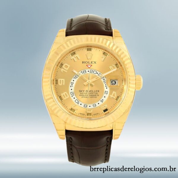 Rolex Sky-dweller 42mm masculino 326138 mostrador champanhe Automático - Image 2