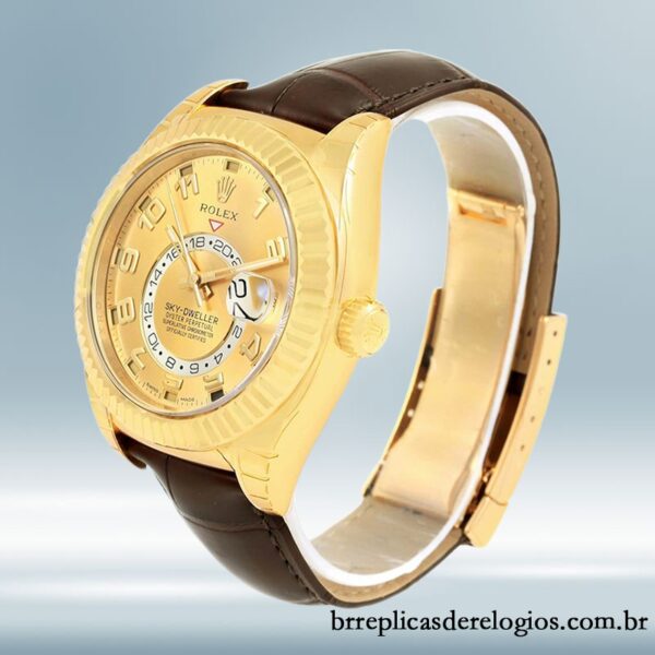 Rolex Sky-dweller 42mm masculino 326138 mostrador champanhe Automático - Image 3