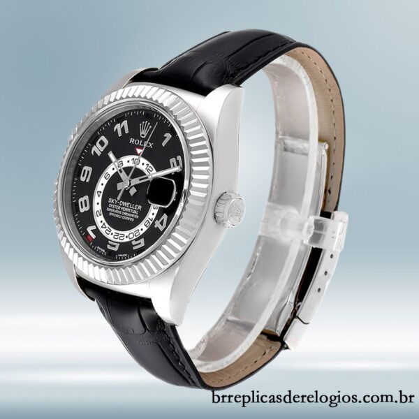 Rolex Sky-dweller 326139BKAL masculino 42mm Tom prata Automático - Image 3