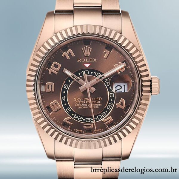 Rolex Sky-dweller 326935BRAO 42mm masculino Rosa Dourado