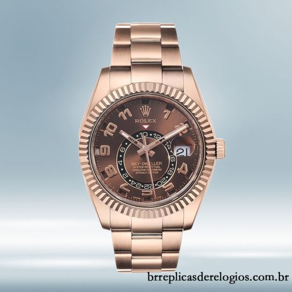 Rolex Sky-dweller 326935BRAO 42mm masculino Rosa Dourado - Image 2