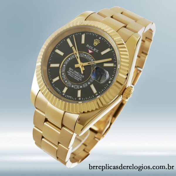 Rolex Sky-dweller 42mm masculino 326938BKSO Automático mostrador preto - Image 3