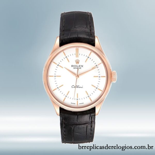 Rolex Cellini 39mm masculino m50505-0021 Automático Correia de couro - Image 2
