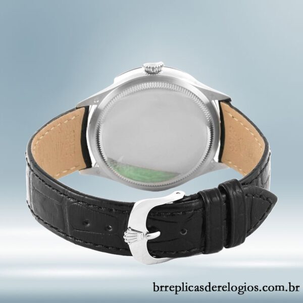Rolex Cellini 39mm masculino m50509-0006 mostrador preto Tom prata - Imagem 4