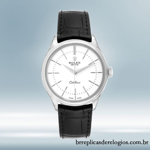 Rolex Cellini 39mm masculino m50509-0016 mostrador branco - Image 2