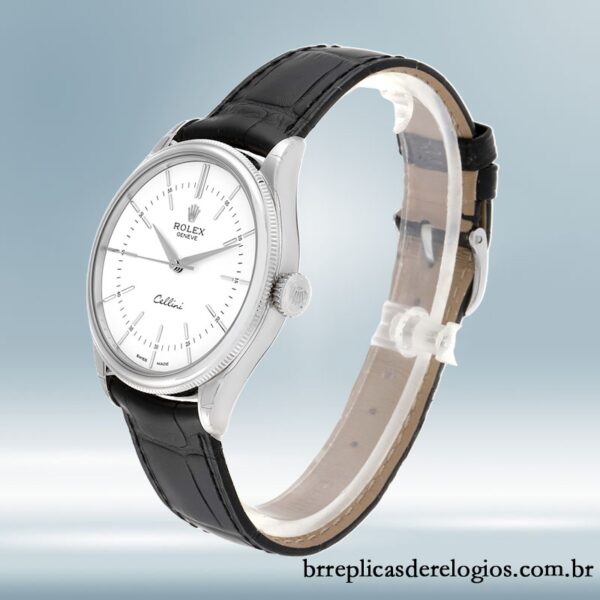 Rolex Cellini 39mm masculino m50509-0016 mostrador branco - Image 3