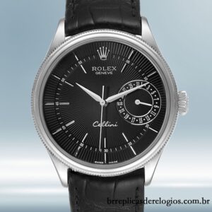 Rolex Cellini masculino m50519-0007 39mm mostrador preto