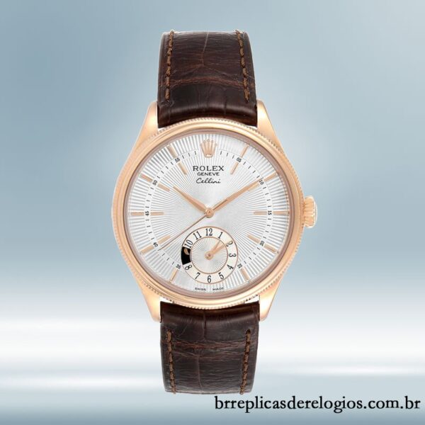Rolex Cellini 39mm masculino m50525-0008 Correia de couro Automático - Imagem 2