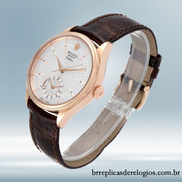 Rolex Cellini 39mm masculino m50525-0008 Correia de couro Automático - Imagem 3
