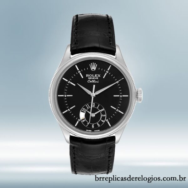 Rolex Cellini 39mm masculino m50529-0007 Correia de couro - Imagem 2