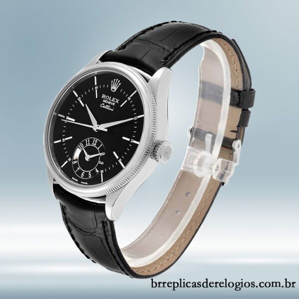 Rolex Cellini 39mm masculino m50529-0007 Correia de couro - Imagem 3