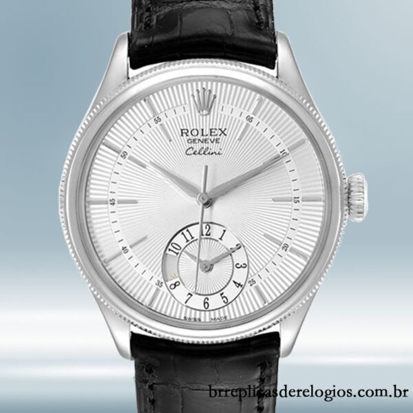 Rolex Cellini 39mm masculino m50529-0006 Automático Mostrador Prateado