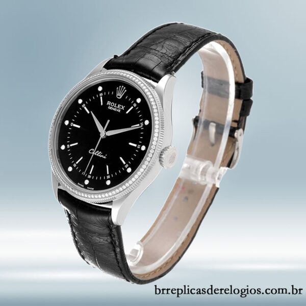Rolex Cellini 39mm m50609rbr-0007 masculino Correia de couro - Image 3