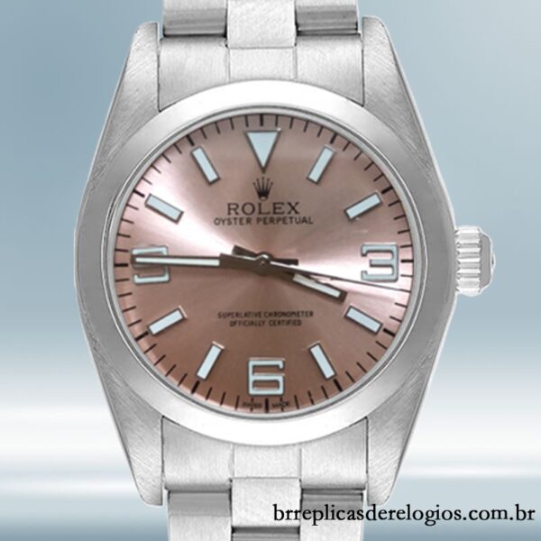 Rolex Oyster Perpetual 36mm Unissex 76080 Tom prata Automático