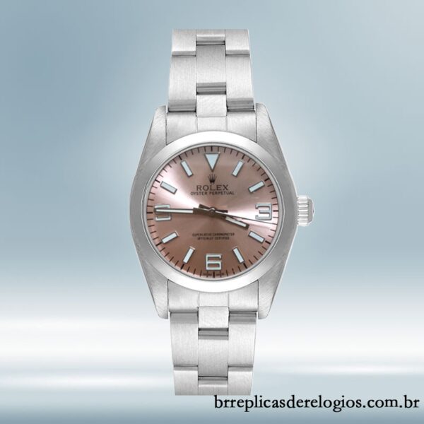 Rolex Oyster Perpetual 36mm Unissex 76080 Tom prata Automático - Imagem 2