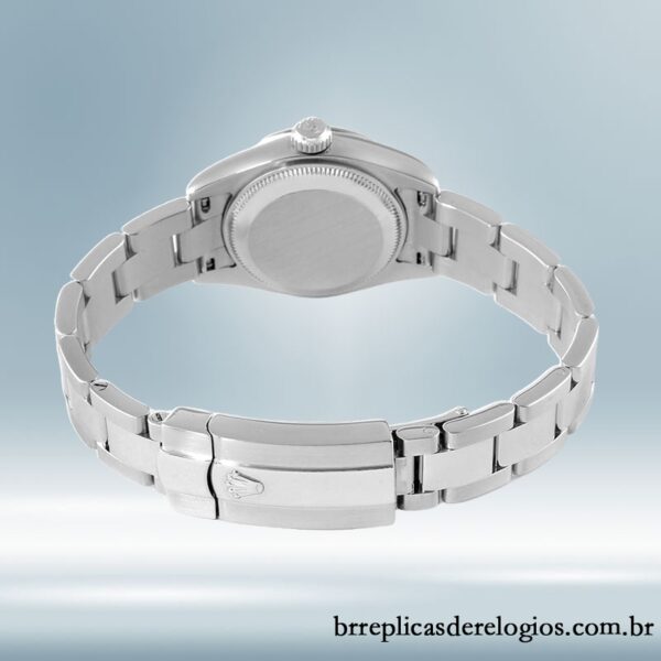Rolex Oyster Perpetual 36mm Unissex 76080 Tom prata Automático - Imagem 4