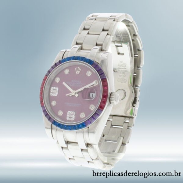 Rolex Pearlmaster 86349SAFUBL-42749 31mm Senhoras Pulseira - Imagem 3