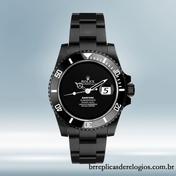 Rolex Submariner masculino 40mm Bamford Automático pulseira de ostra - Image 2
