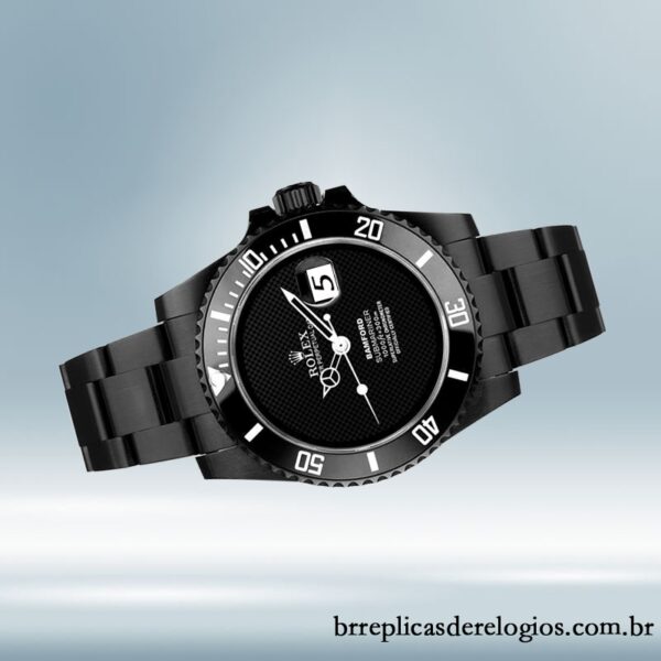 Rolex Submariner masculino 40mm Bamford Automático pulseira de ostra - Image 3