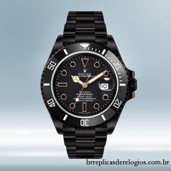 Rolex Submariner masculino 40mm 116610 mostrador preto - Imagem 2