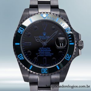 Rolex Submariner BLSTEALTH 40mm masculino mostrador preto