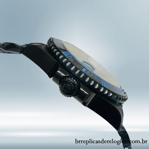 Rolex Submariner BLSTEALTH 40mm masculino mostrador preto - Imagem 3