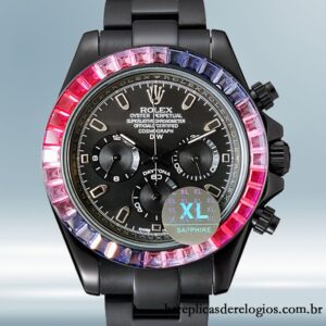 Rolex Daytona DIW masculino 40mm mostrador preto