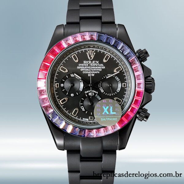 Rolex Daytona DIW masculino 40mm mostrador preto - Image 2
