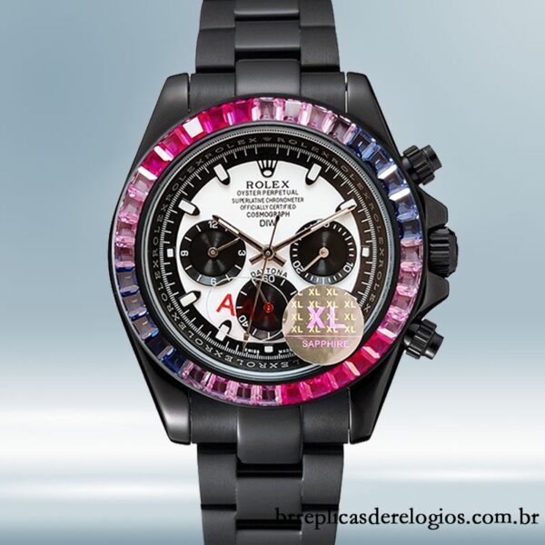 Rolex Daytona DIW 40mm masculino Discagem Panda tom preto - Image 2