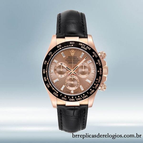 Rolex Daytona 40mm masculino 116515 Automático Correia de couro - Image 2
