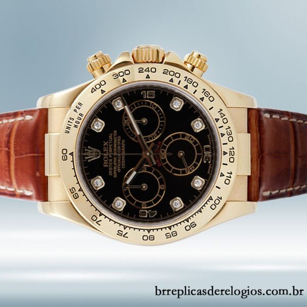 Rolex Daytona masculino 40mm 116518 mostrador preto Automático - Image 3